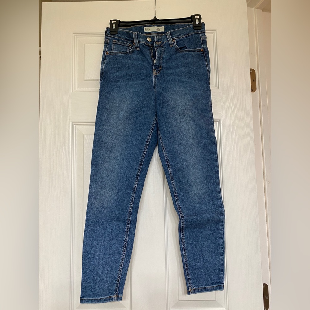 Medium Wash Skinny Jeans - Topshop - W28, L28